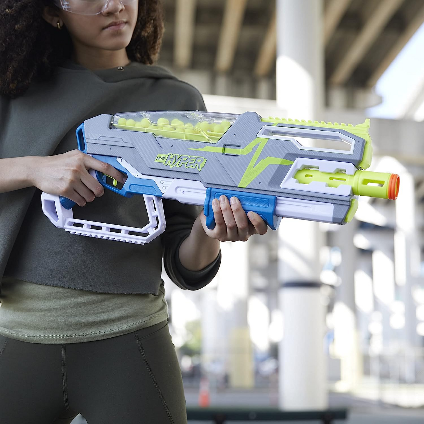 NERF Hyper Siege-50 Pump-Action Blaster