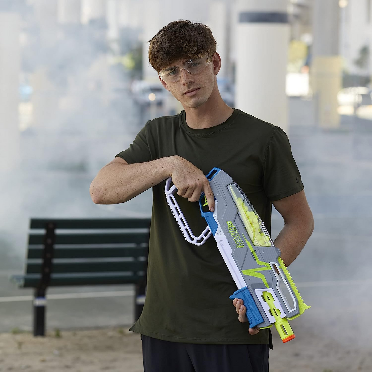 NERF Hyper Siege-50 Pump-Action Blaster