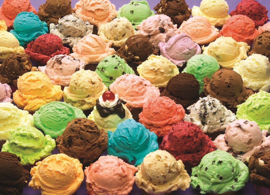 Cobble Hill Ice Cream 1000 Piece Jigsaw Puzzle