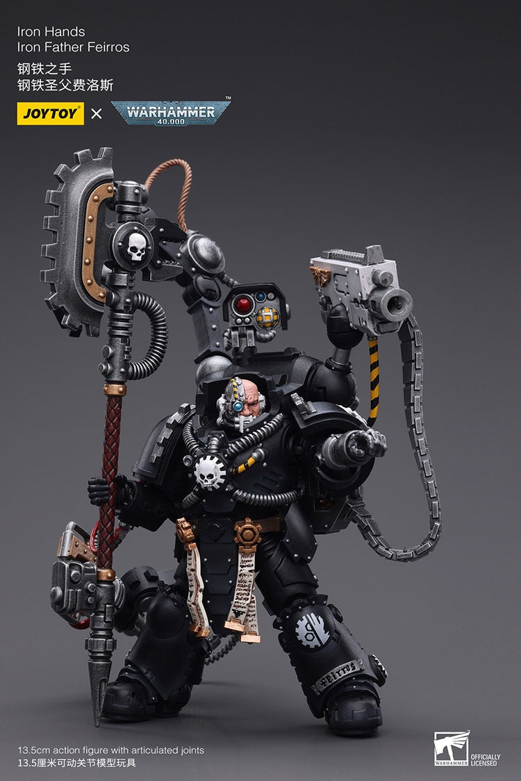 JOYTOY Warhammer 40K Iron Hands lron Father Feirros