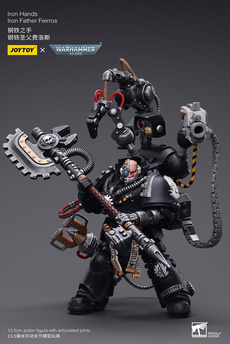 JOYTOY Warhammer 40K Iron Hands lron Father Feirros