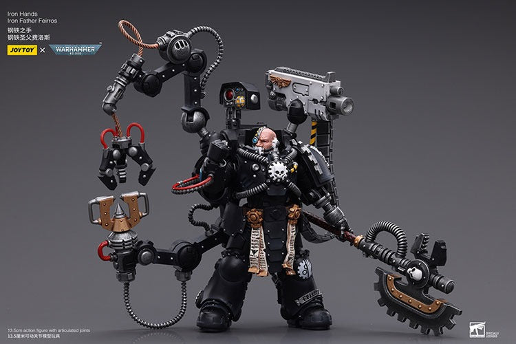 JOYTOY Warhammer 40K Iron Hands lron Father Feirros