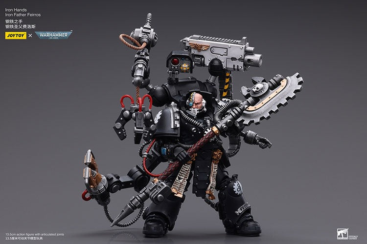 JOYTOY Warhammer 40K Iron Hands lron Father Feirros