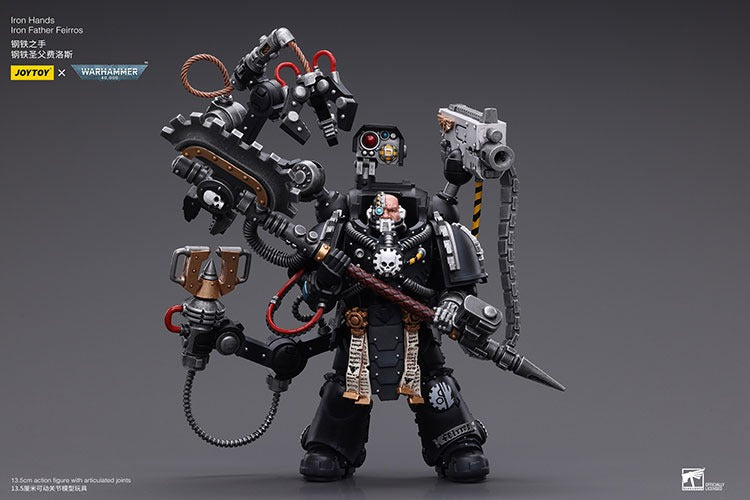 JOYTOY Warhammer 40K Iron Hands lron Father Feirros