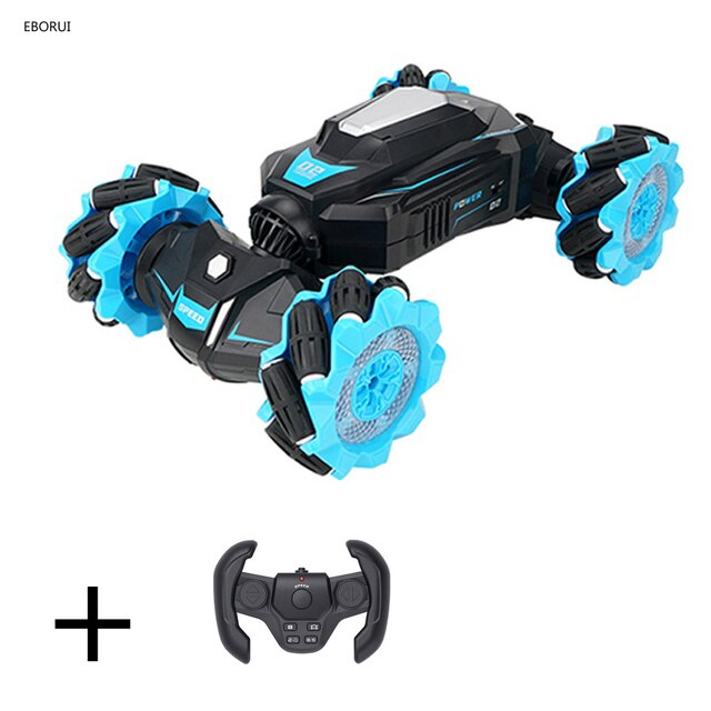 Jjrc Q106 2.4G 4Wd Rc Twist Stunt Car Blue