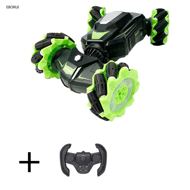 Jjrc Q106 2.4G 4Wd Rc Twist Stunt Car Green