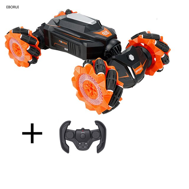 Jjrc Q106 2.4G 4Wd Rc Twist Stunt Car Orange