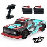Jjrc Q125 1:10 4Wd 48Km/h Rc High Speed Car - Red And Green