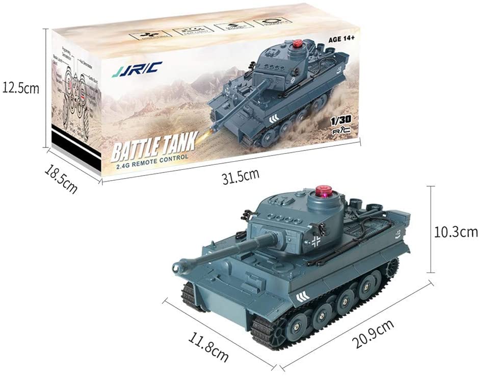 Jjrc Q85 1/30 2.4G Battle Rc Tank Vehicle - Blue