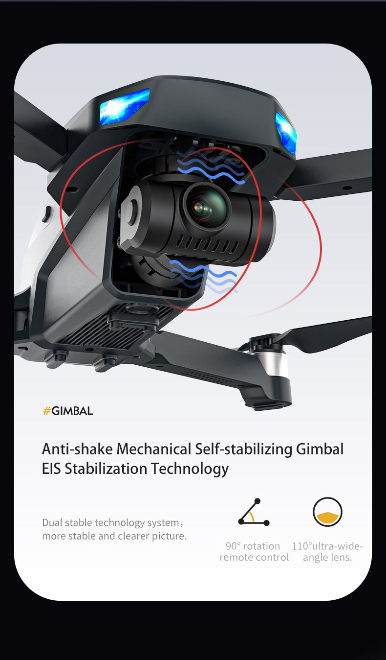 Jjrc X19 Pro Two-Axis Gimbal Brushless 4K Hd Aerial Camera