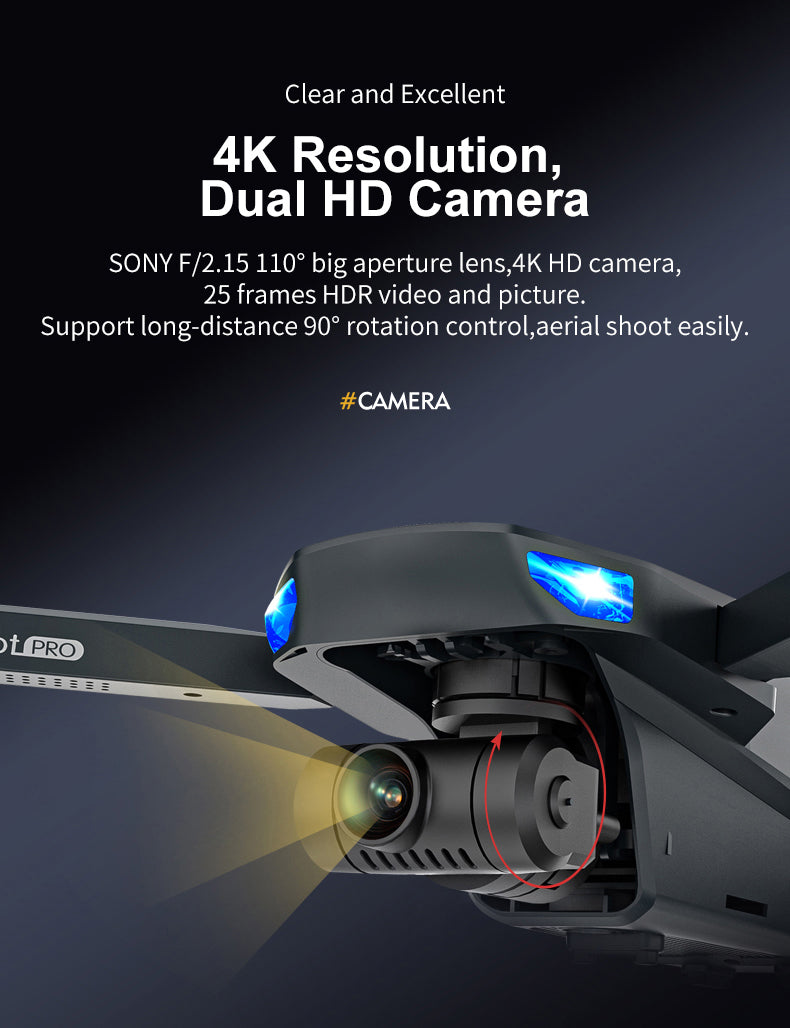 Jjrc X19 Pro Two-Axis Gimbal Brushless 4K Hd Aerial Camera