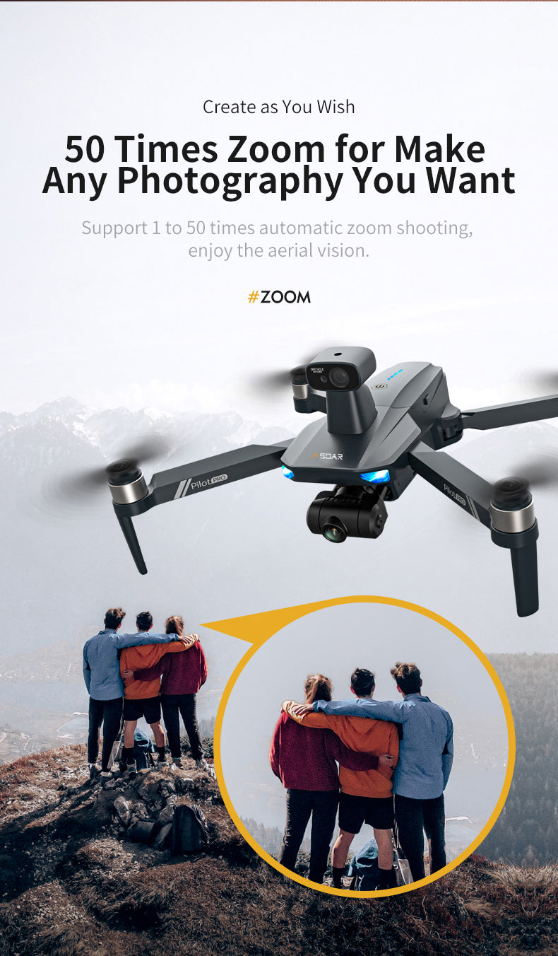 Jjrc X19 Pro Two-Axis Gimbal Brushless 4K Hd Aerial Camera