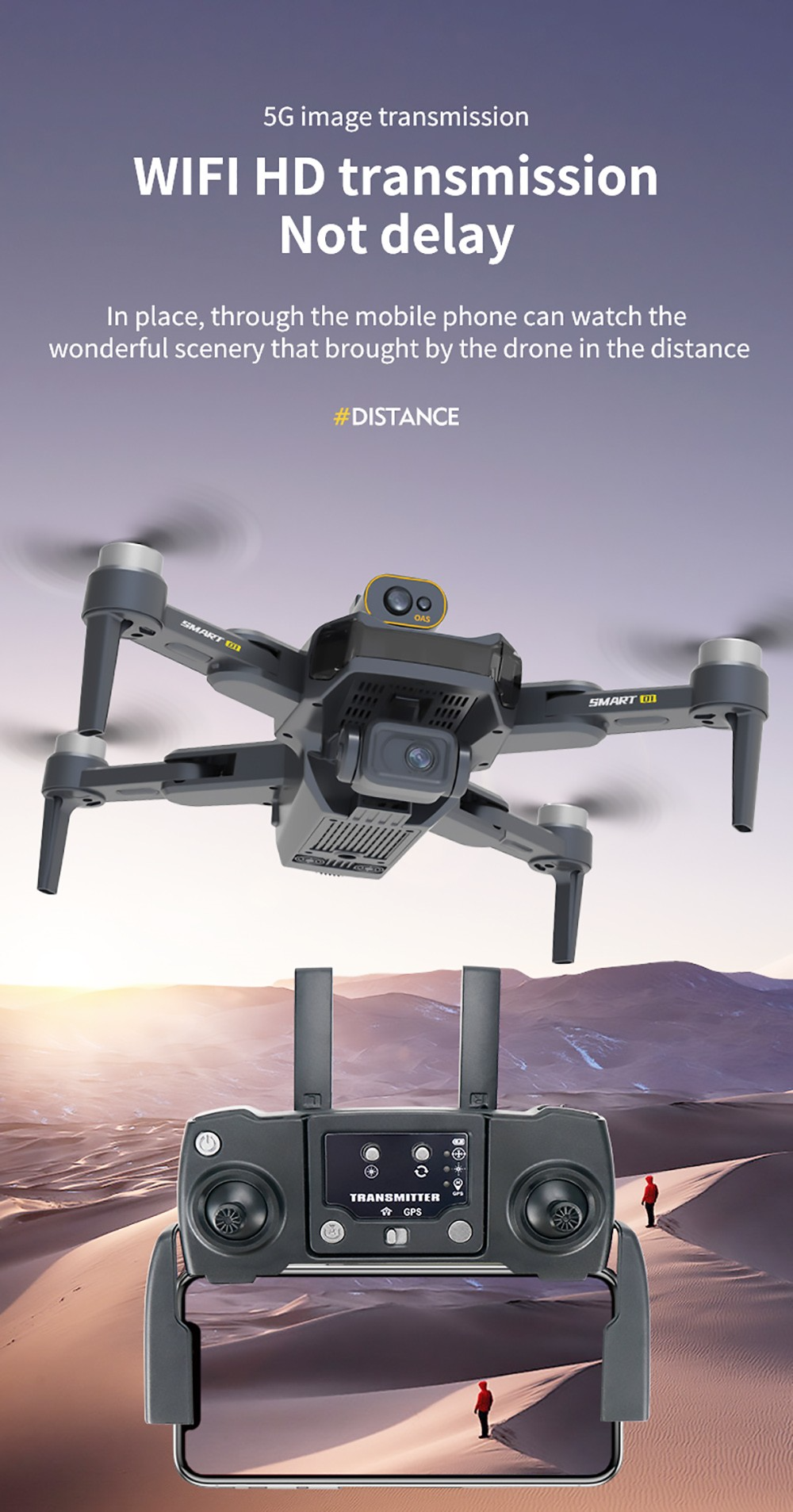 Jjrc X21 Gps 4K Intelligent Obstacle Avoidance Rc Drone