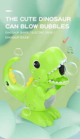 Jjrc V06 Dinosaur Electric Bubble Machine - Green
