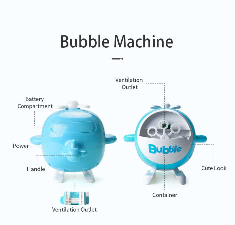 JJRC V06 Dinosaur Bubble Machine Toy Electric Bubble Machine