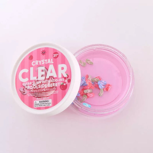 J'Adore Crystal Clear Slime Poolside Berry