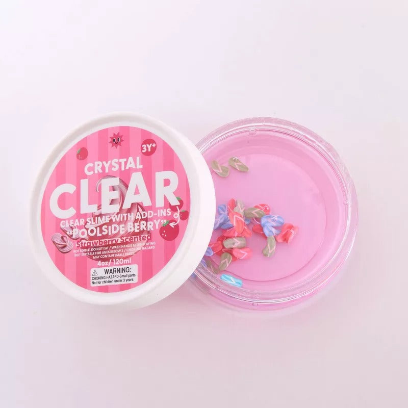J'Adore Crystal Clear Slime Poolside Berry