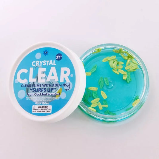 J'Adore Crystal Clear Slime Surfs Up