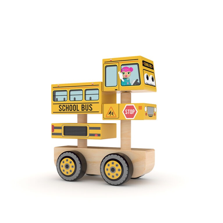 J'Adore School Bus Stacking