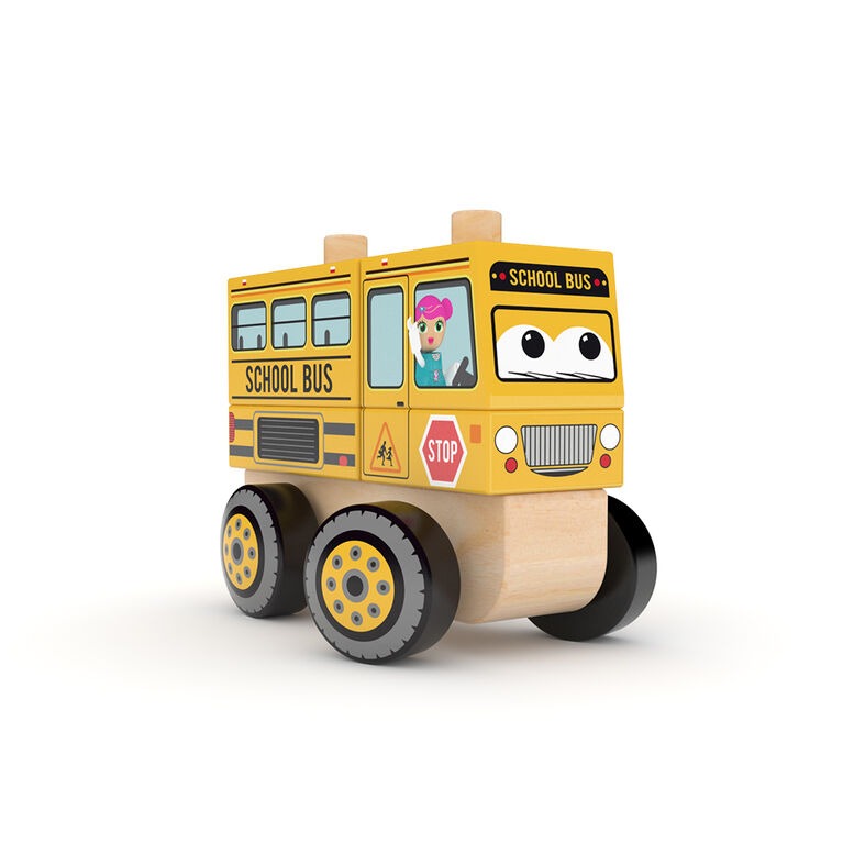 J'Adore School Bus Stacking