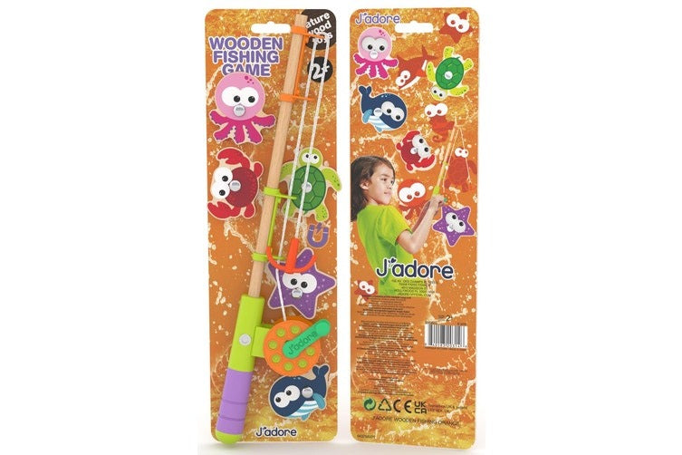 J'Adore Wooden Fishing Orange