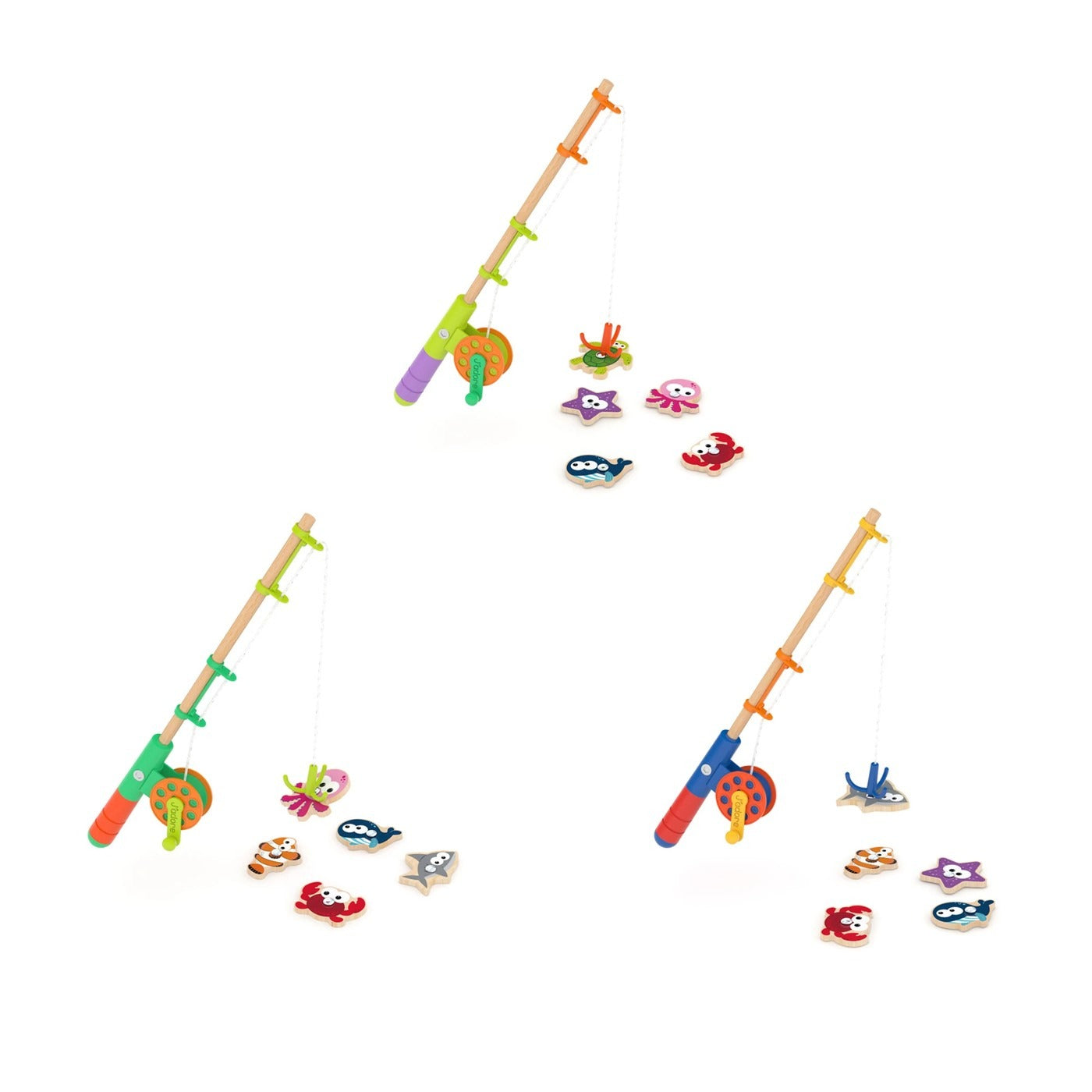 J'Adore Wooden Fishing Purple