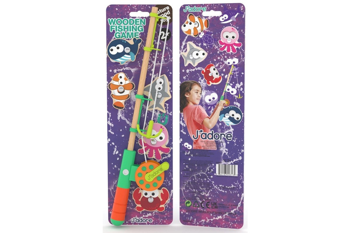 J'Adore Wooden Fishing Purple