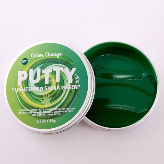 J'adore Color Change Putty - Lightening Spark Green