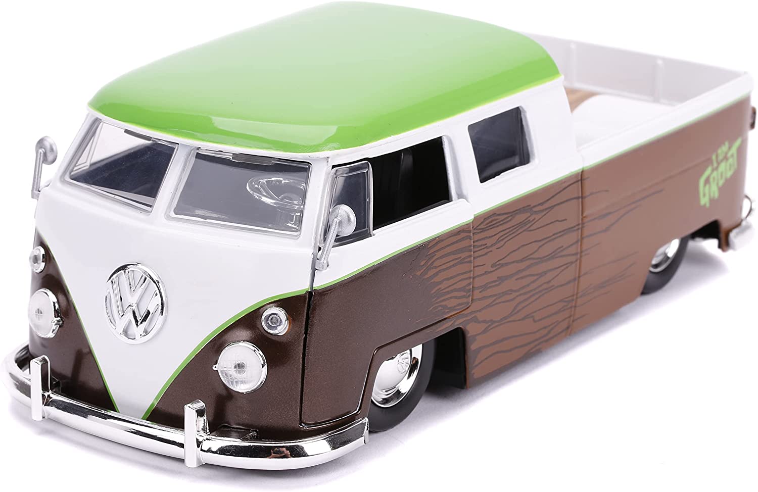 Jada 1:24 Diecast 1963 Volkswagen Bus With Groot Figure Back To The Future