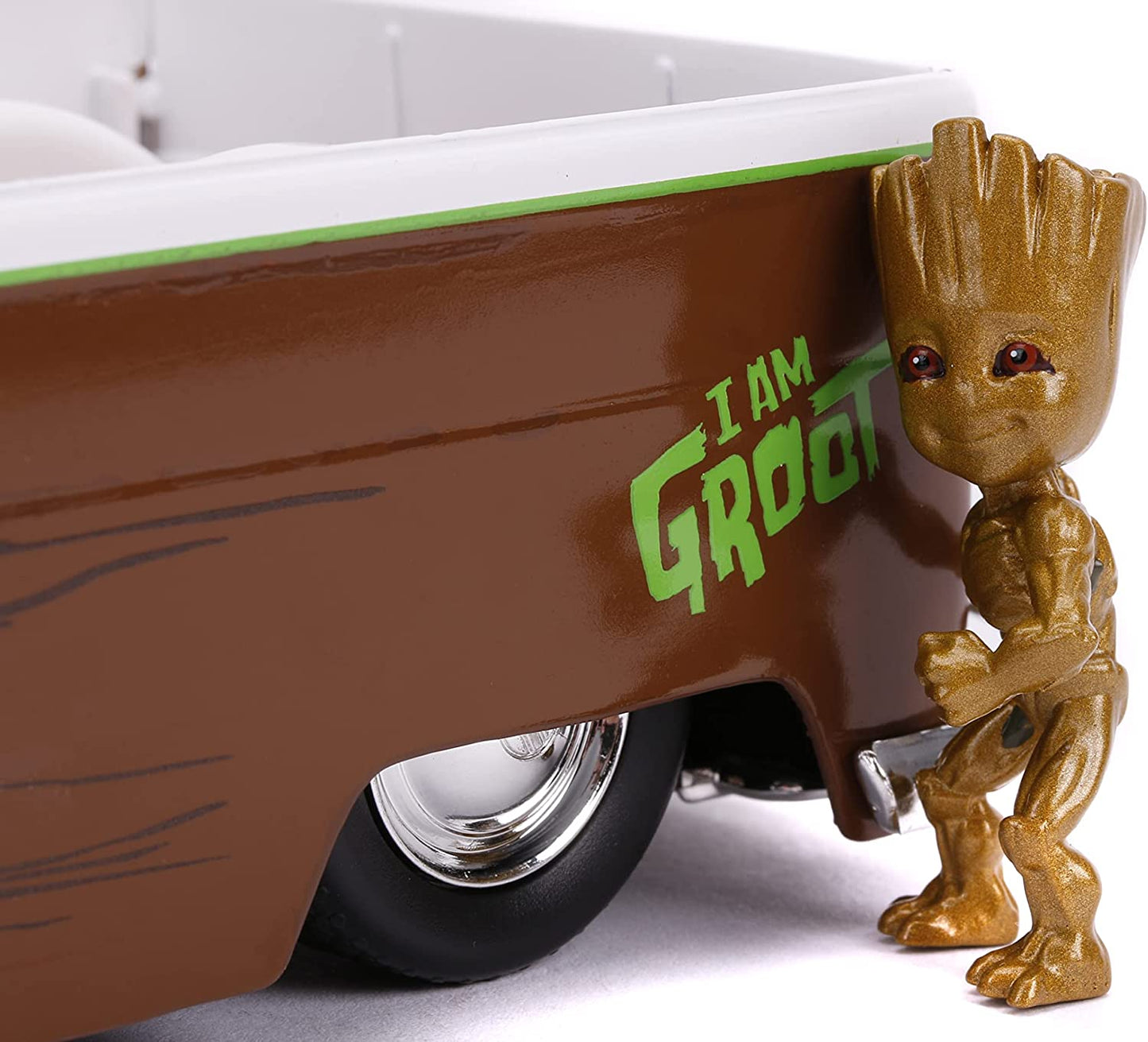 Jada 1:24 Diecast 1963 Volkswagen Bus With Groot Figure Back To The Future