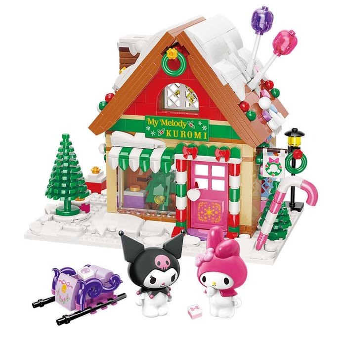 Keeppley Melody And Kuromi Christmas Snow House