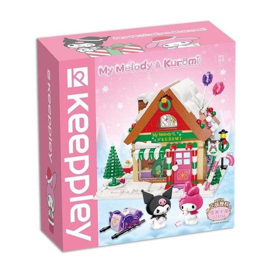 Keeppley Melody And Kuromi Christmas Snow House