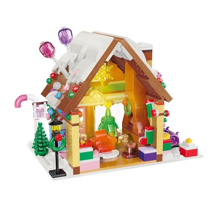 Keeppley Melody And Kuromi Christmas Snow House
