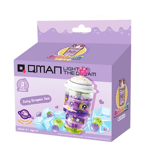 Keeppley Qman Lighten The Dream Juicy Grapes Tea Build & Fun