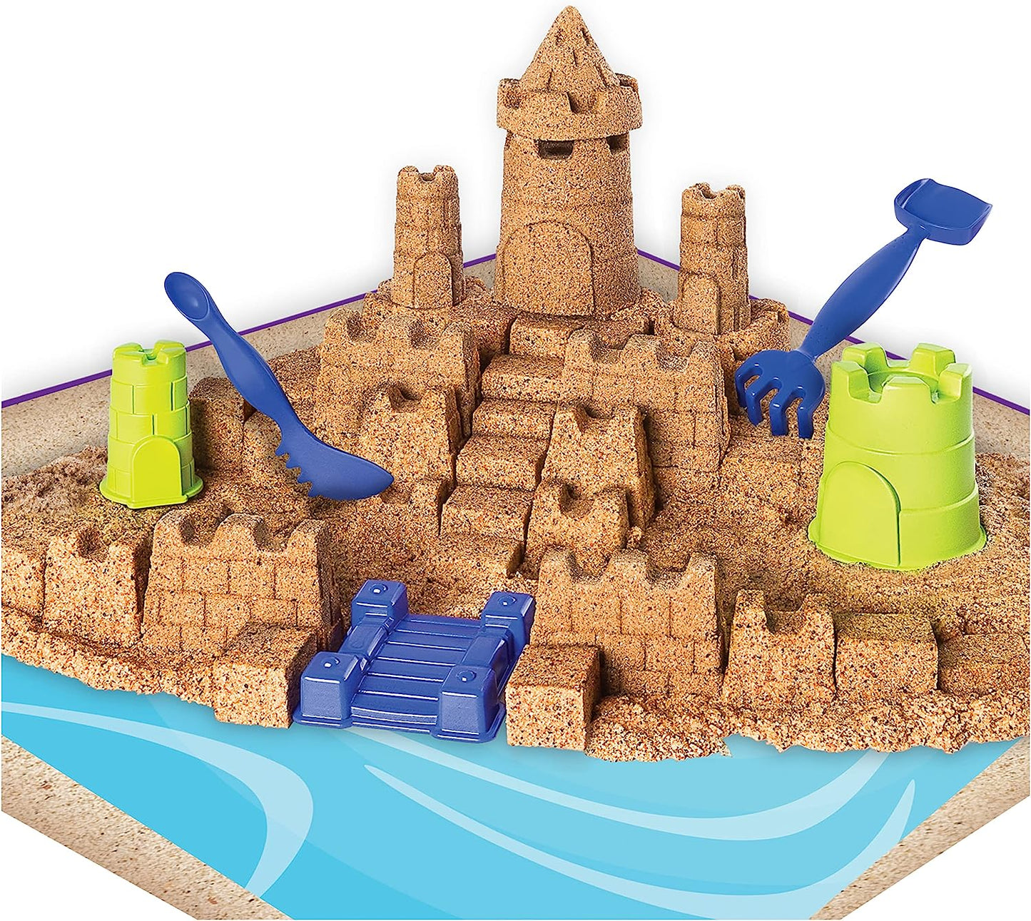 Kinetic Sand Beach Sand Kingdom Playset