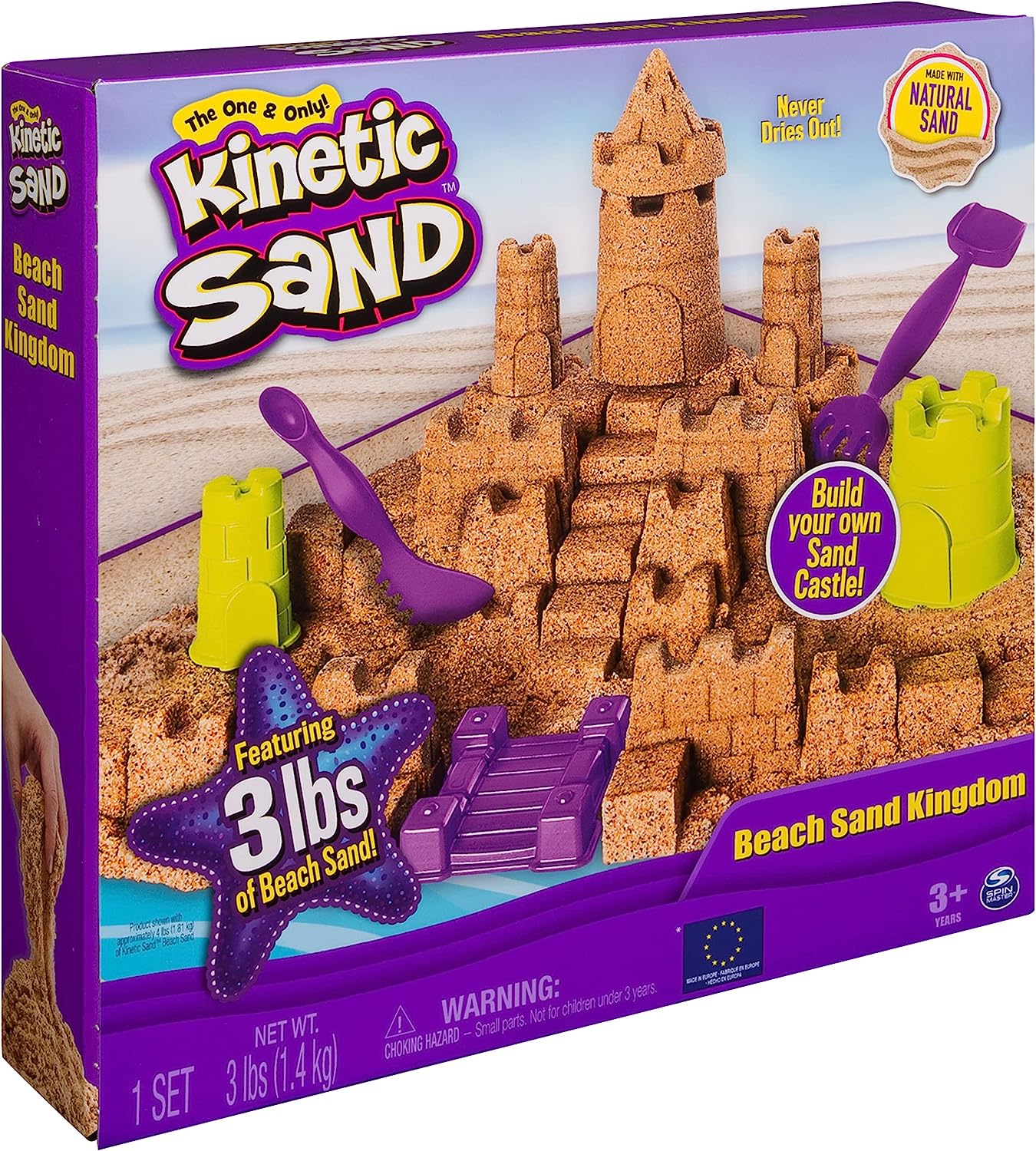 Kinetic Sand Beach Sand Kingdom Playset