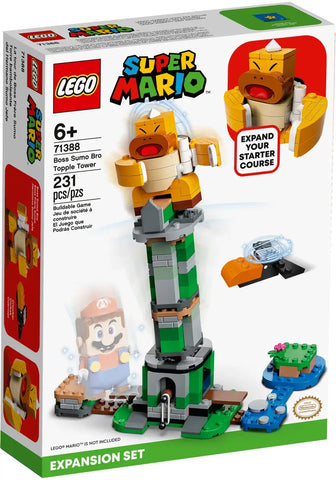 Set Ekspansi Menara LEGO Super Mario Boss Sumo Bro Tumbang 
