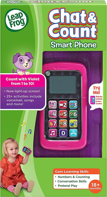 LeapFrog Chat And Count Smart Phone - Violet