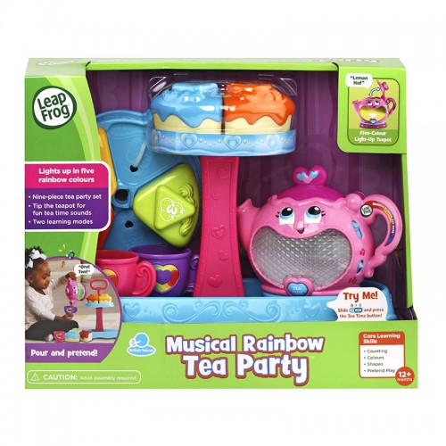 LeapFrog New Musical Rainbow Tea Party (With Cake Stand)
