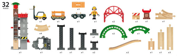 Brio Lift & Load Warehouse Set Brio