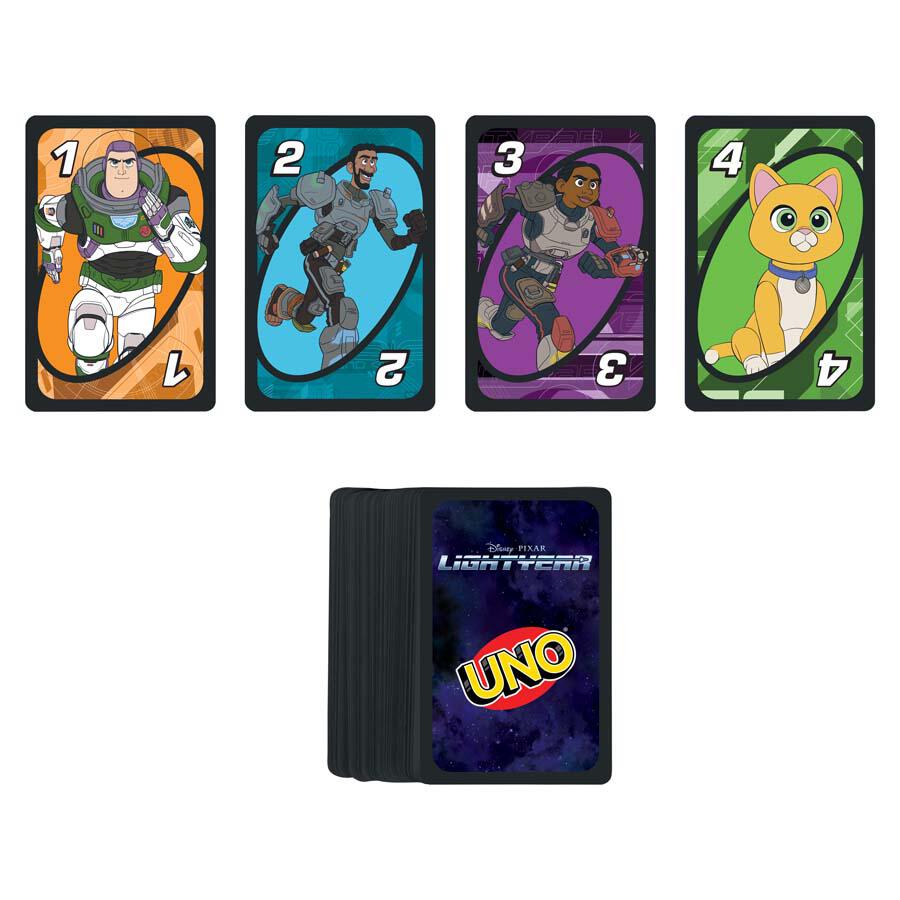 Uno Lightyear Mattel Games