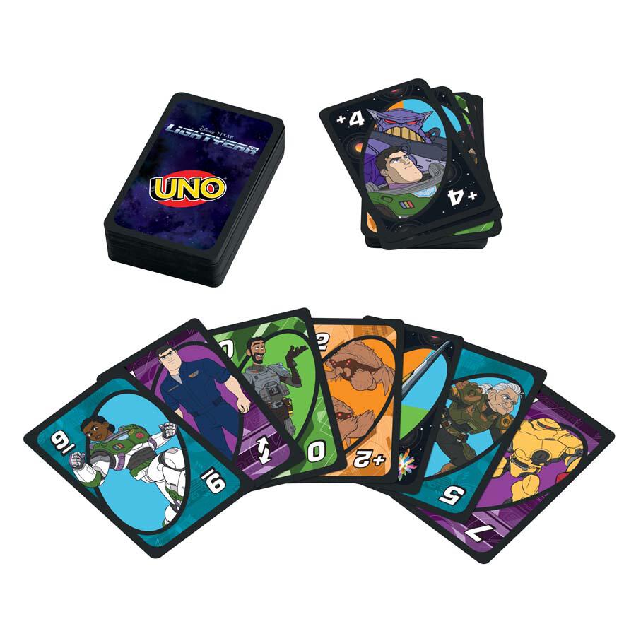 Uno Lightyear Mattel Games