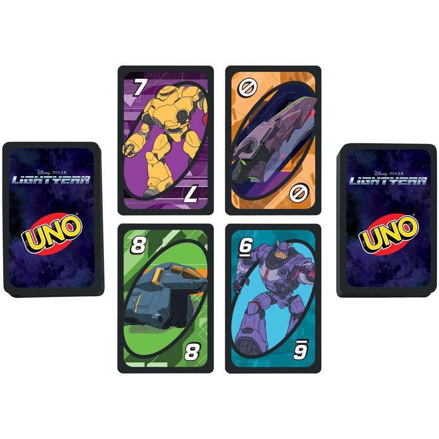 Uno Lightyear Mattel Games