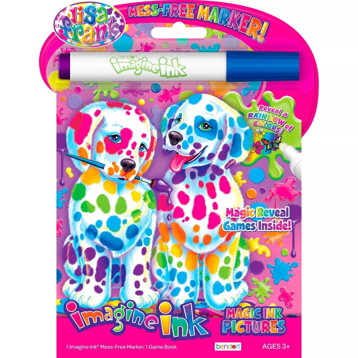 Lisa Frank Imagine Ink Magic Ink Pictures Book