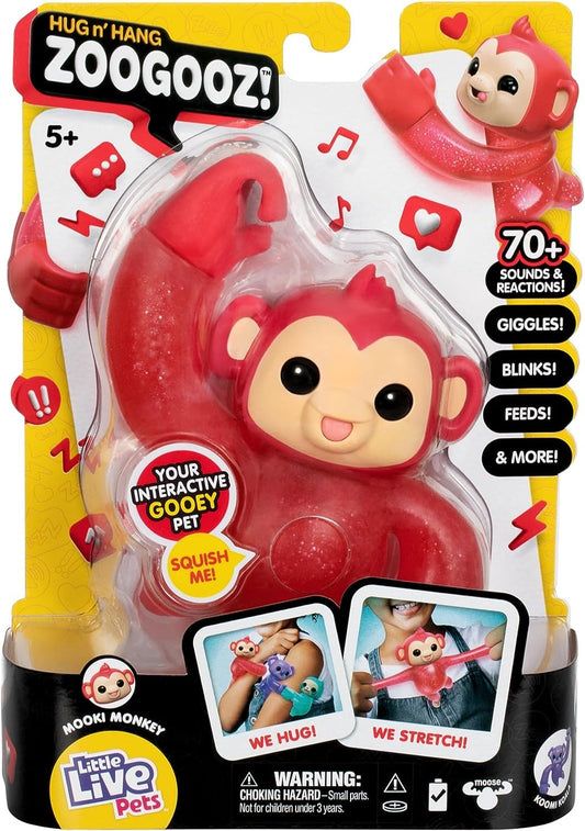 Little Live Pets Hug n' Hang Zoogooz - Mookie Monkey