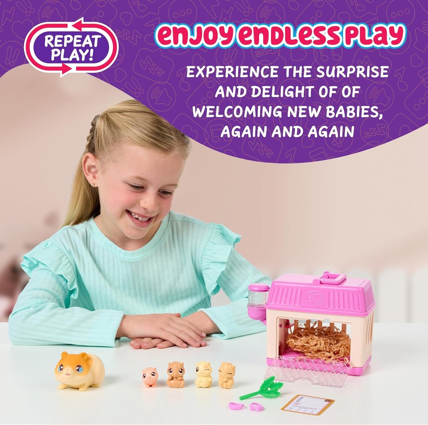 Little Live Pets Mama Surprise Series 4 Mini Playset - Hamster