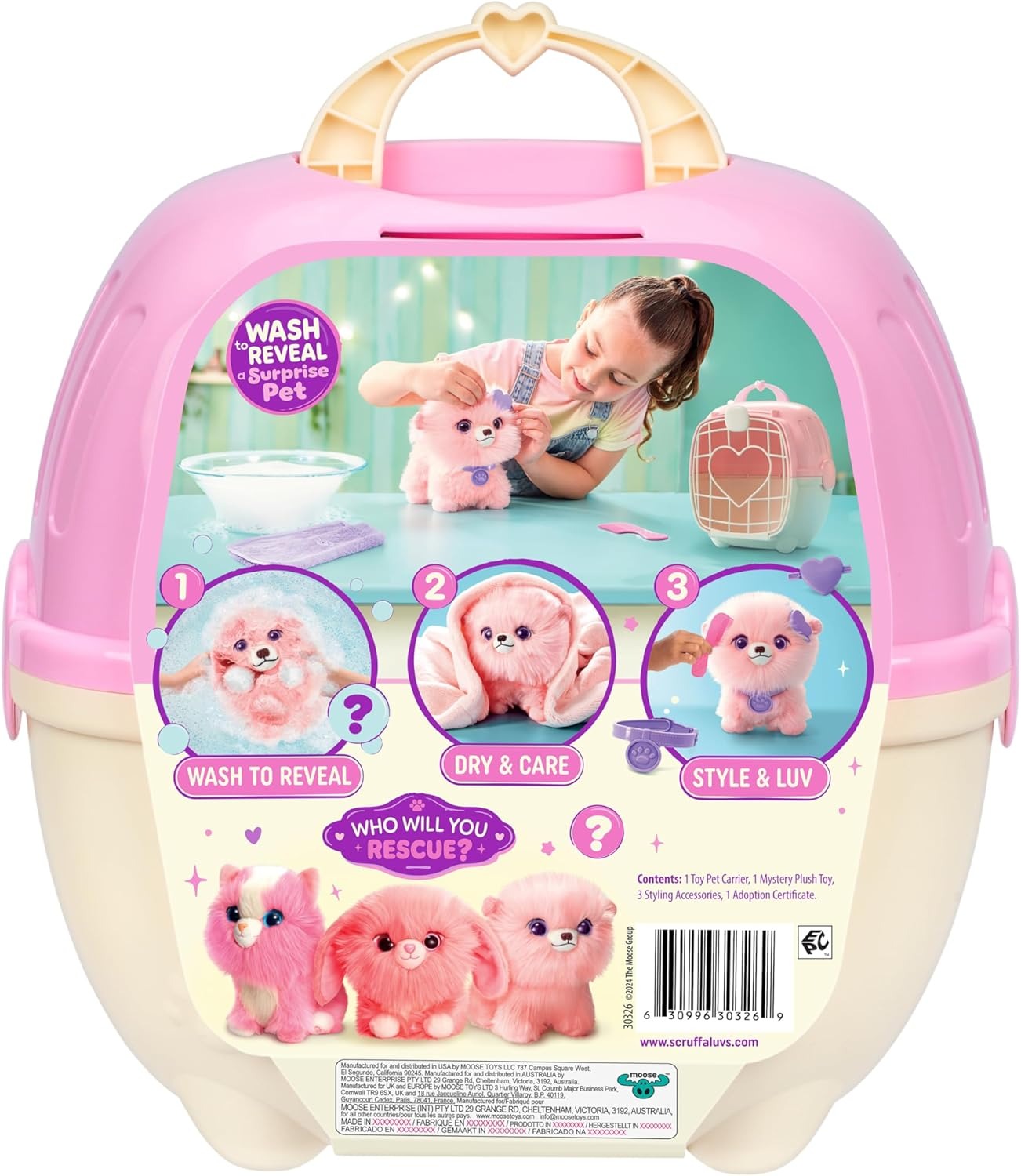 Little Live Scruff-A-Luvs Pet Single Pink