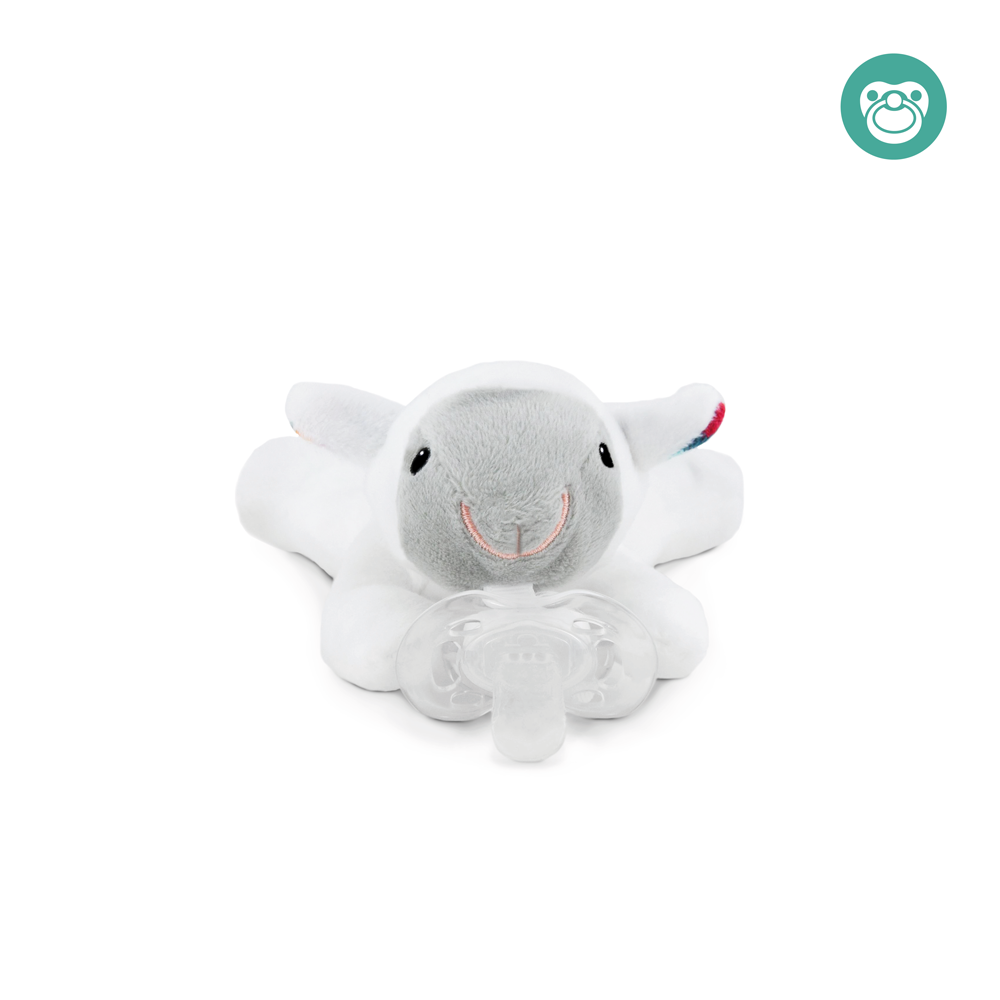 Soft Toy with Pacifier Holder - Dexy / Lizzy / Donny