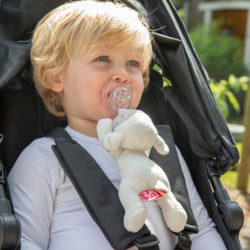 Soft Toy with Pacifier Holder - Dexy / Lizzy / Donny