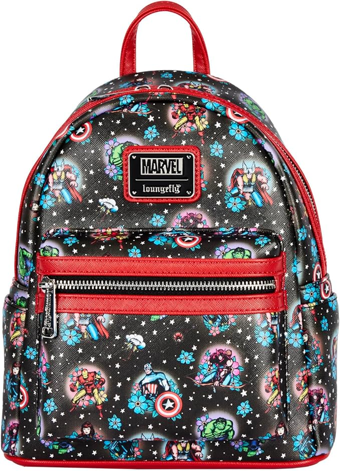 Loungefly Marvel Avengers Tattoo Mini Backpack